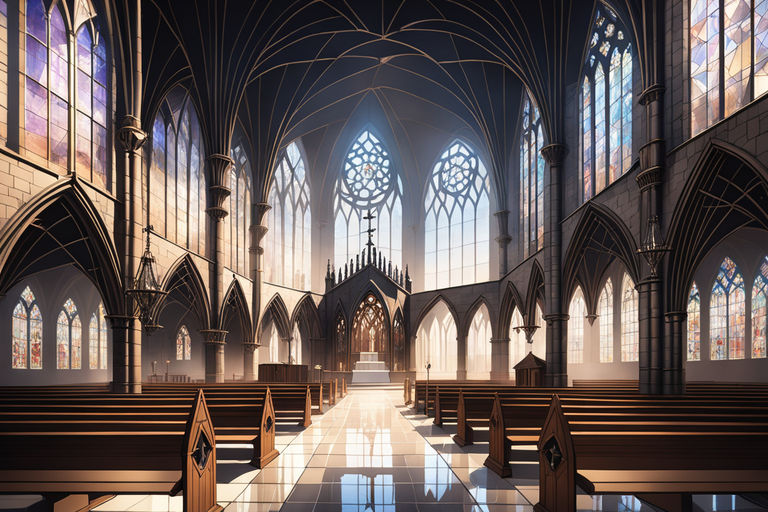 flower filled room containing a small tower in the center with a large  church bell, detailed matte painting, anime visual novel artstyle, de... -  AI Generated Artwork - NightCafe Creator