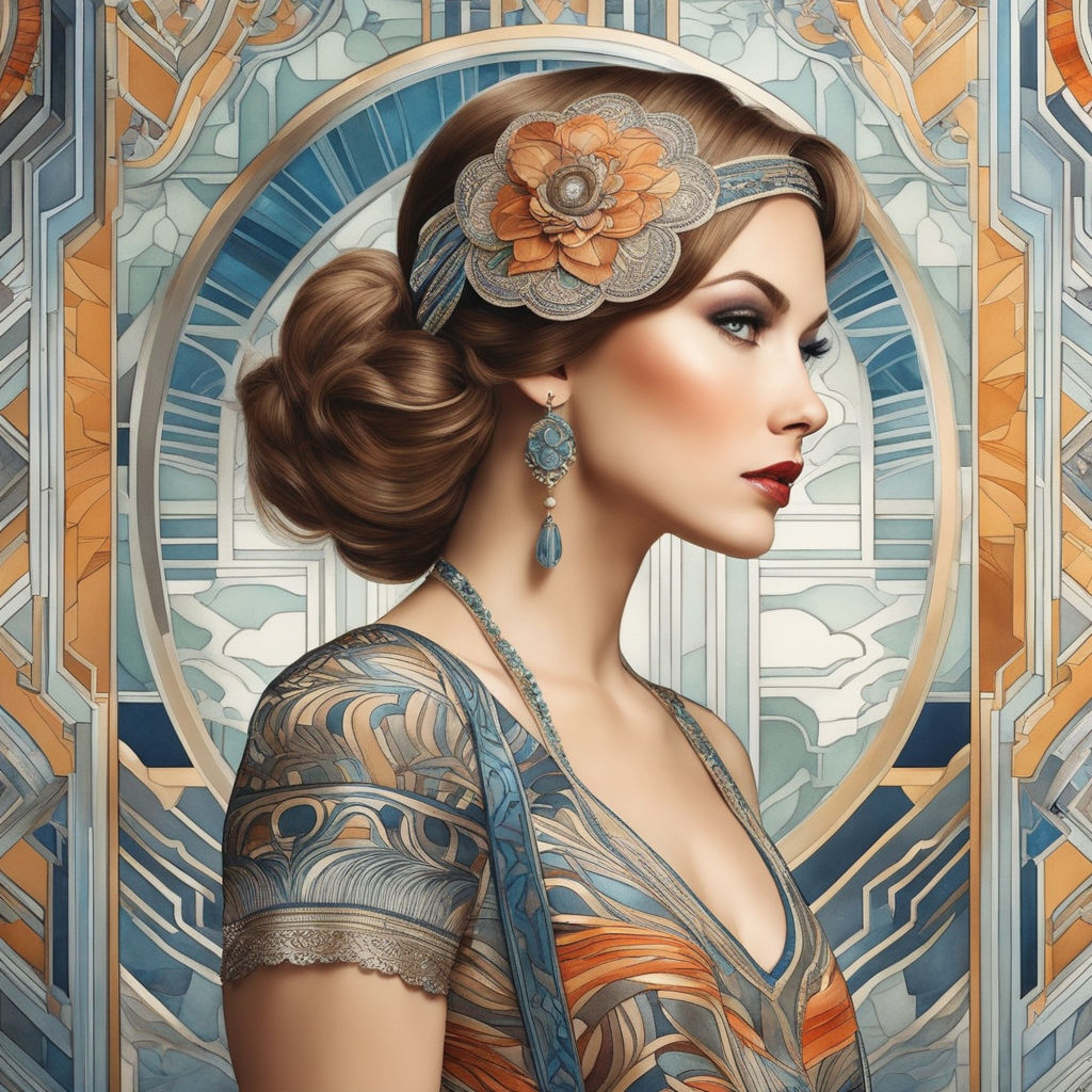 Intricate Fusion: Skeletons, Portraits, and Geometric Shapes