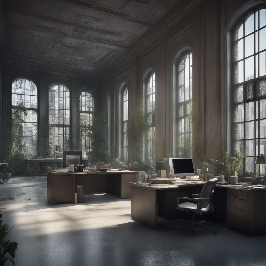 KREA - backrooms level 1 office space, bright, 8 k photorealistic, hd, high  details, trending on artstation