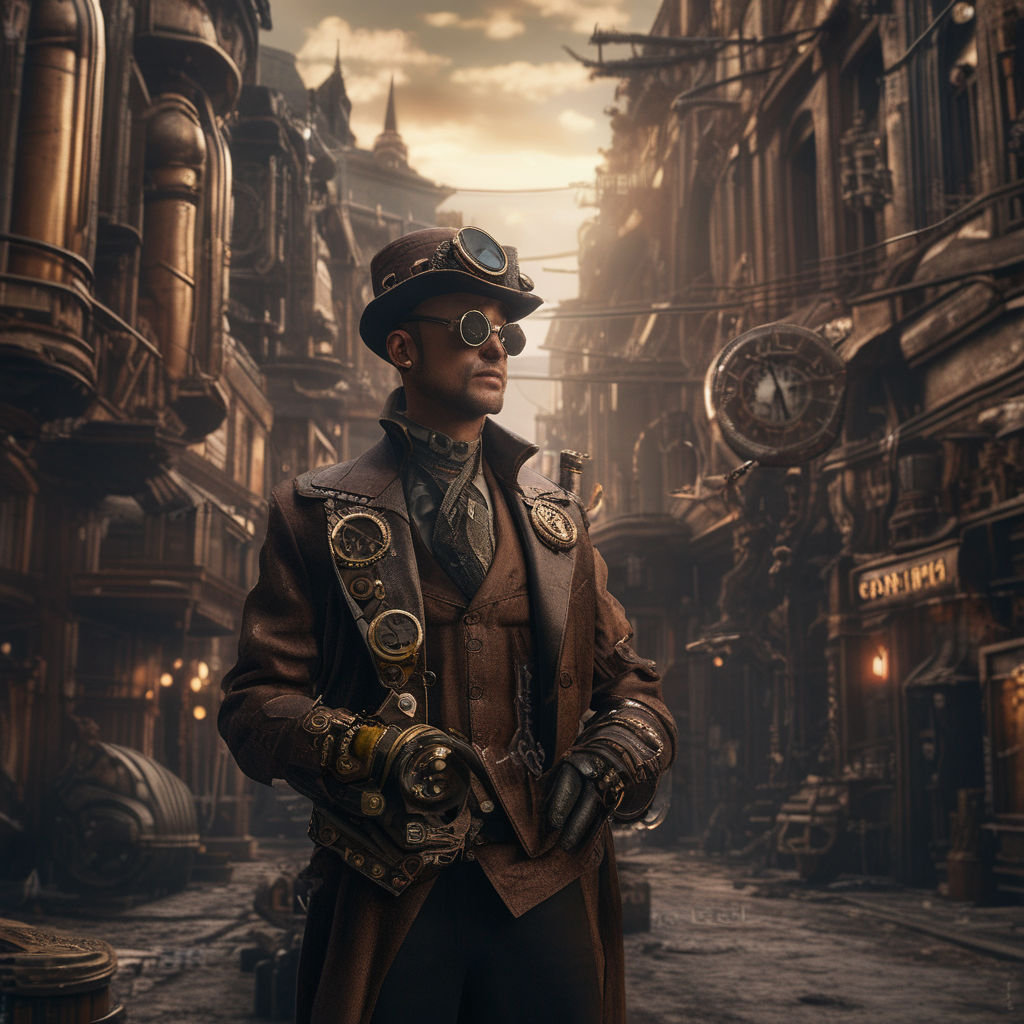 steampunk gentleman art