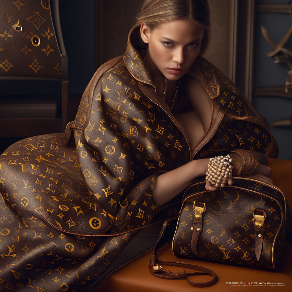 Premium AI Image  The Playful Elegance of Louis Vuitton Chess CartoonStyle  Pieces on a White Canvas