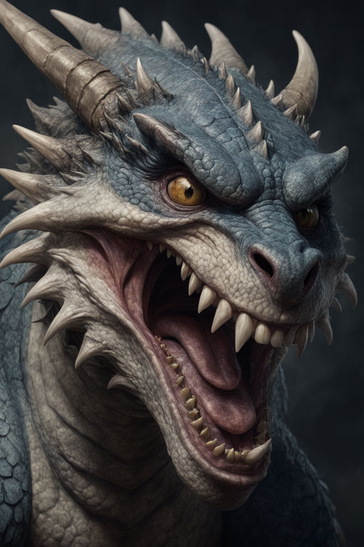 KREA - a blue bearded dragon, hq, photorealistic