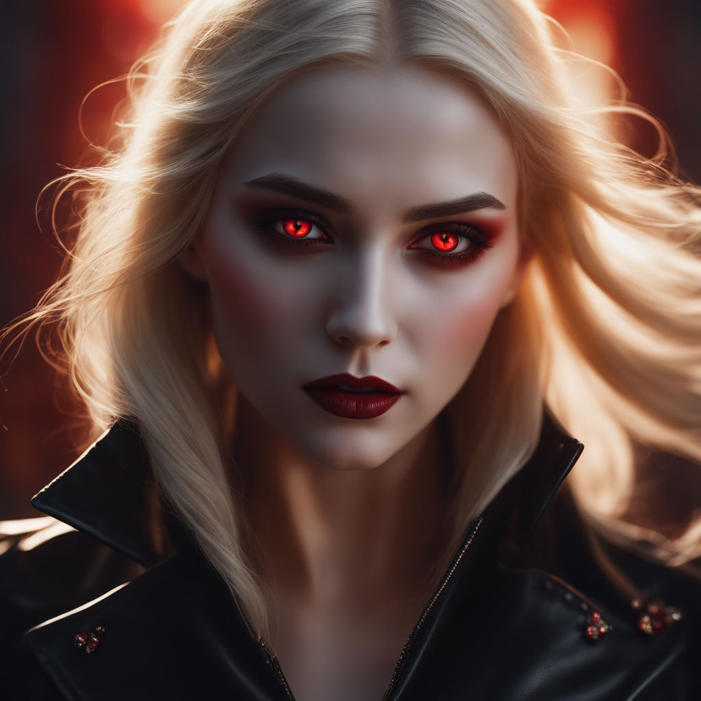 Female blonde vampire