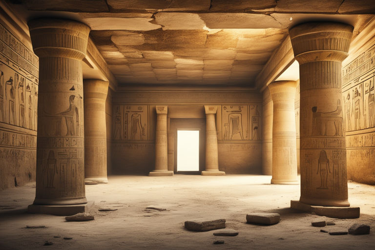 inside ancient egyptian temples