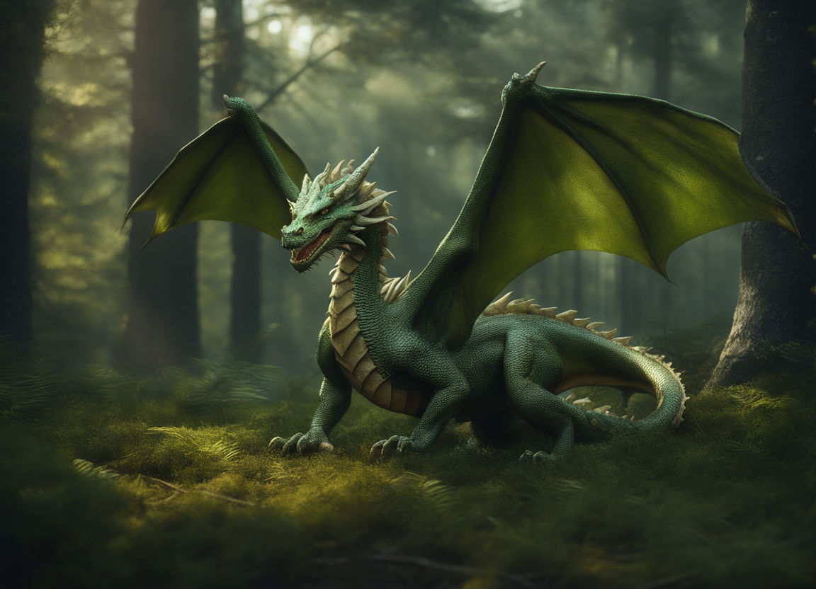 ArtStation - Wood Dragon