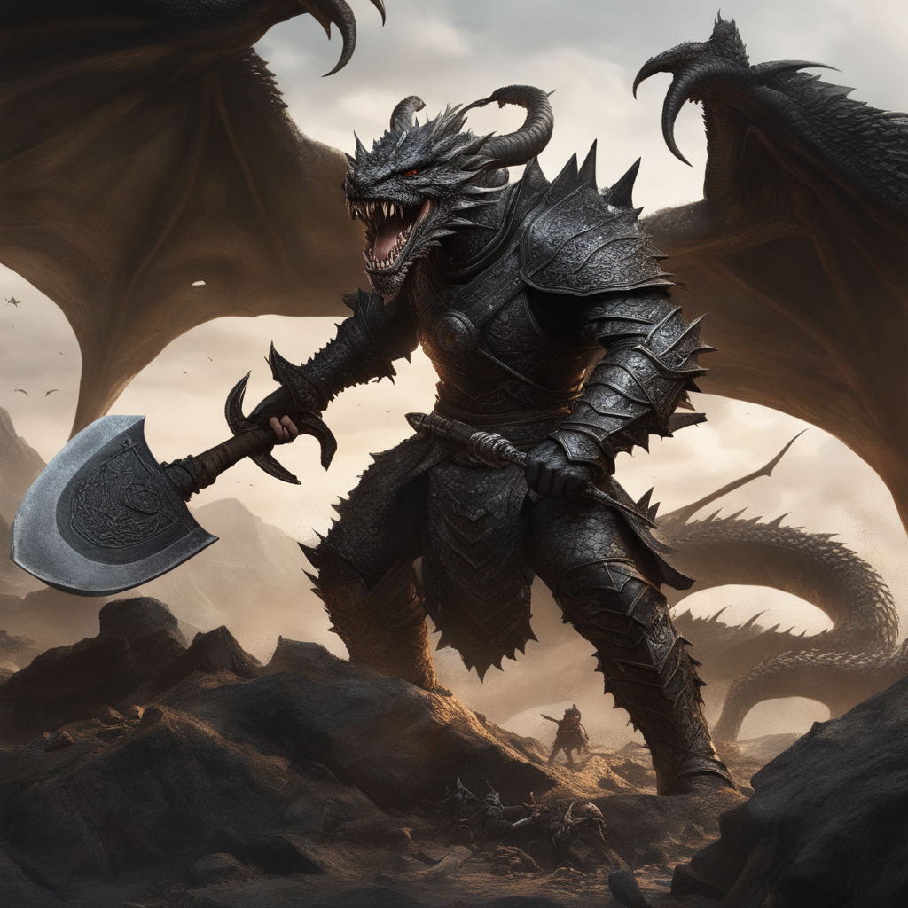 black dragonborn dandd