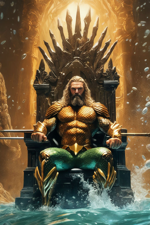 Beautiful 'Aquaman' Concept Art Focuses On King Atlan's Trident