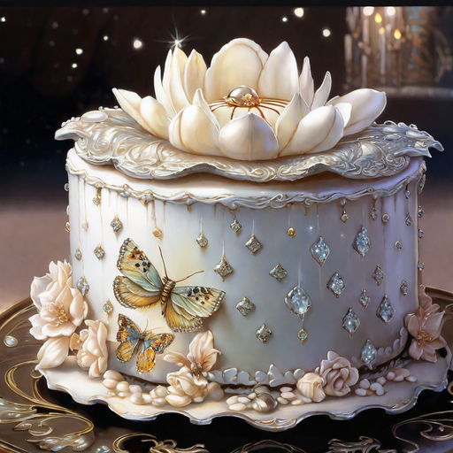 Moth and Myth Wedding Cake  Wedding cakes with flowers, Butterfly wedding  cake, Themed wedding cakes