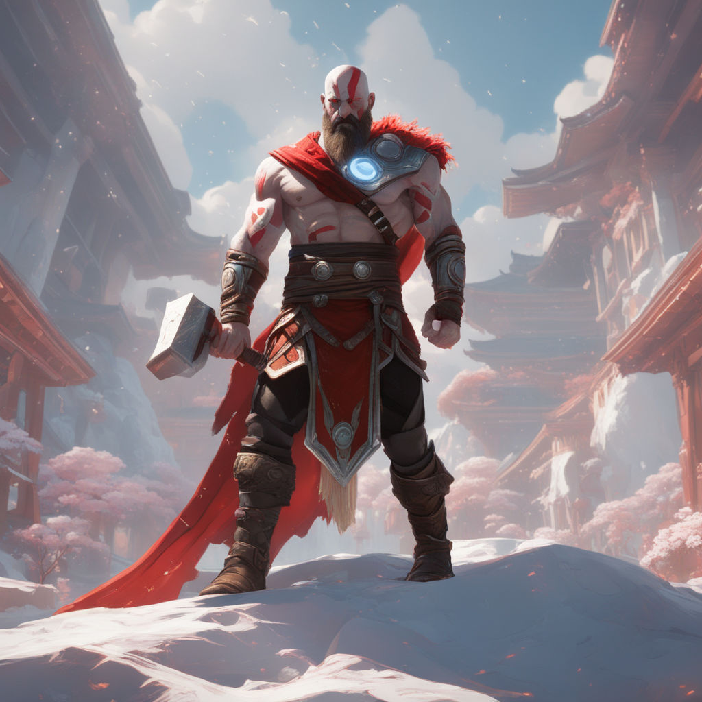 Thor Concept Art - God of War Ragnarök Art Gallery