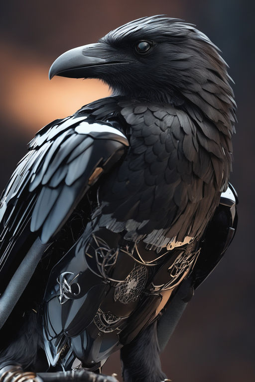 black raven tattoo