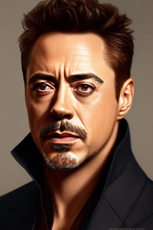 Iron Man  Robert Downey Jr Realistic Sketch  Anishabharti   Medium