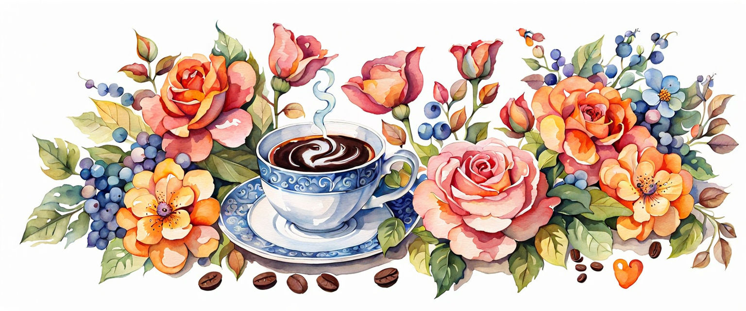 Coffee Cup and Beans by  on  @DeviantArt