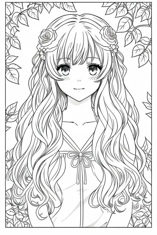 Discover more than 139 anime girl coloring - in.eteachers