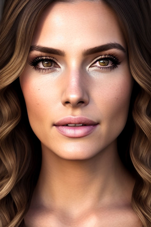 Photographic high definition HD ultra HD close up of a woman's face -  Playground