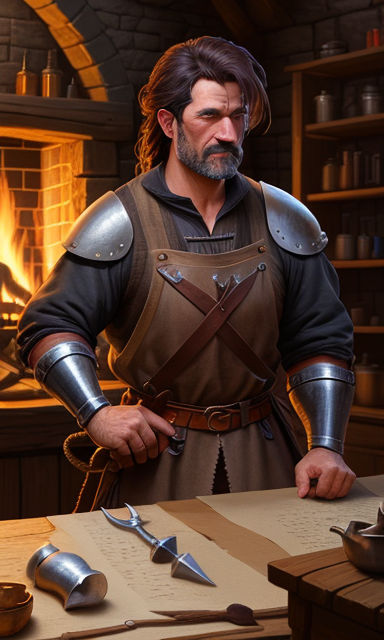 medieval blacksmith clothes