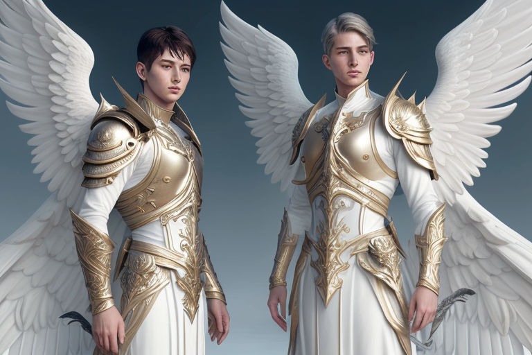 male guardian angels anime