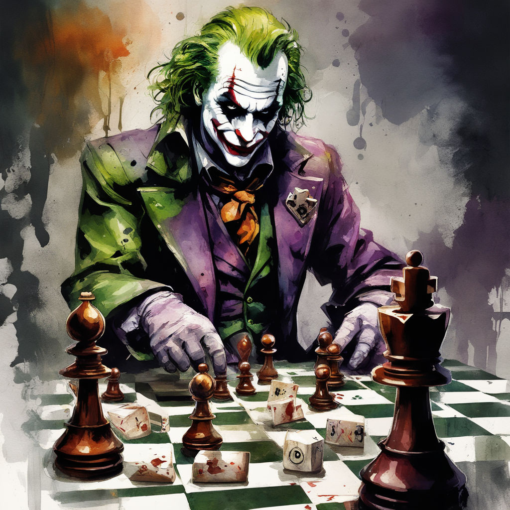 The Riddler and Batman Play Chess: Rey Enigma vs Gotham 