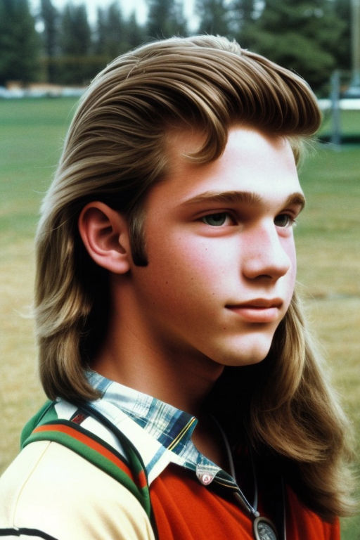 80s teen hair