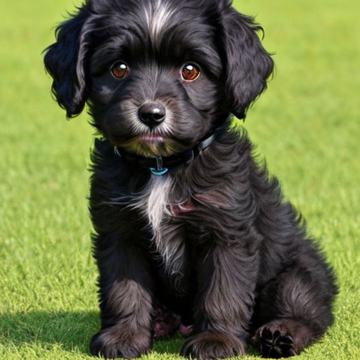 black bichon frise