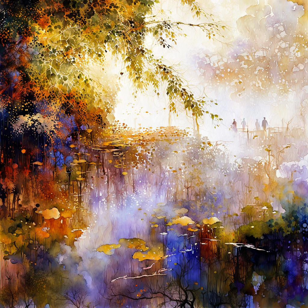 nature watercolor - Playground