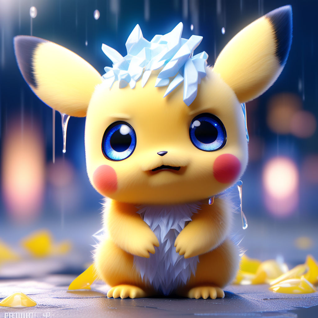 Pokemon Stickers Cute Baby Pichu 