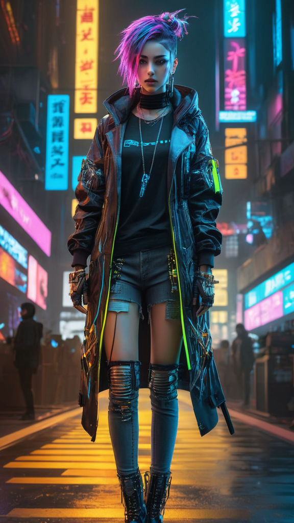 featuring edgy cyberpunk leggings - Playground