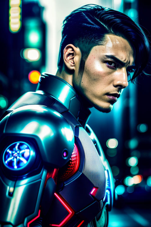 anime man in bubblegum crisis tokyo 2040 suit - Playground