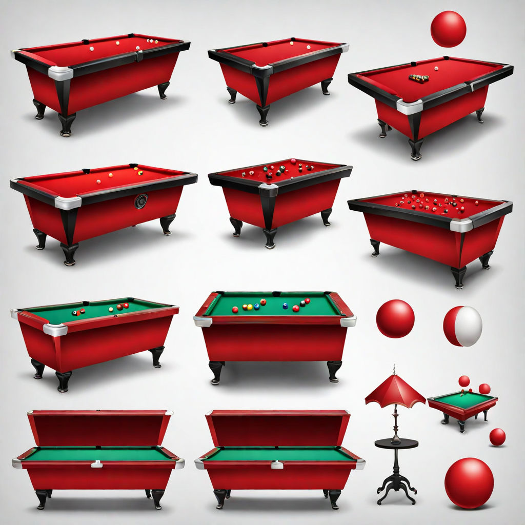 billiards table clipart