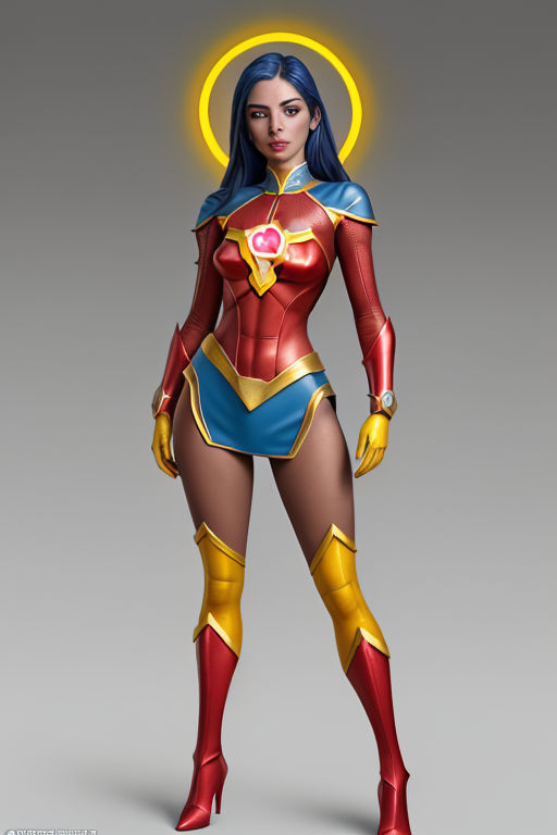 super heroina, flashgirl com roupa  - OpenDream