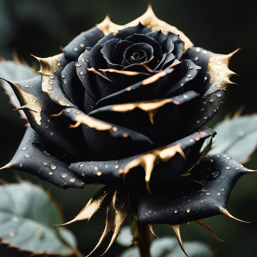 BlackRose: A breathtaking image of the most beautiful black rose in full  bloom, its ebony petals capture the imagination and the heart. The velvety  petals are a stunning obsidian color, curving in