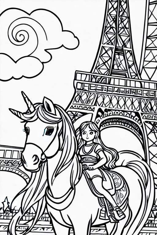 barbie horse coloring page