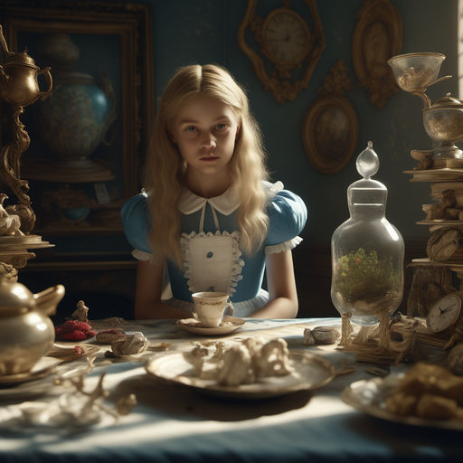 ArtStation - Alice in Wonderland Tea Party