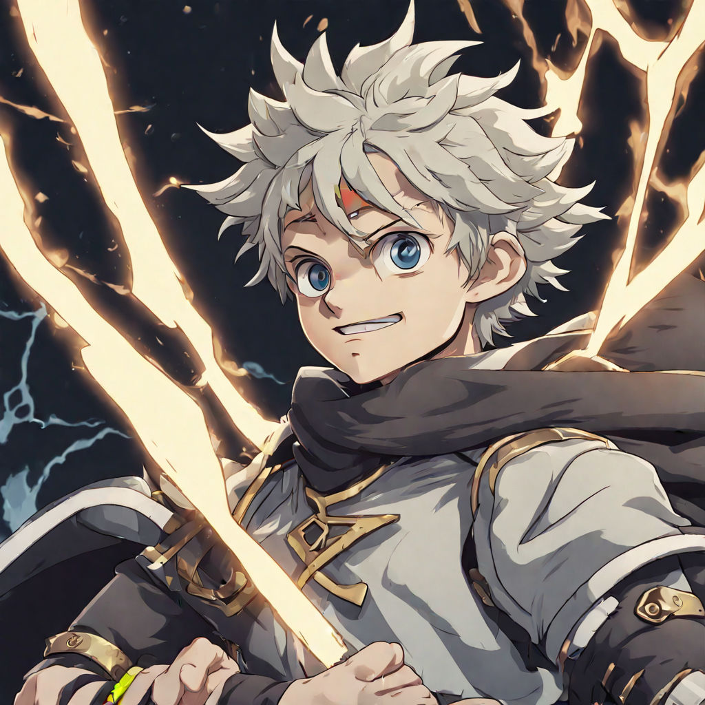 Download Asta Black Clover 4k Demon Fusion Double Swords Wallpaper