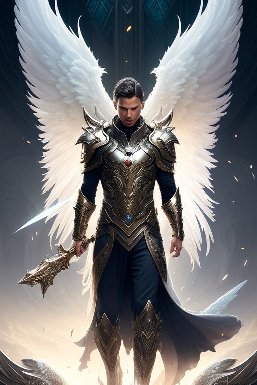 male warrior angel