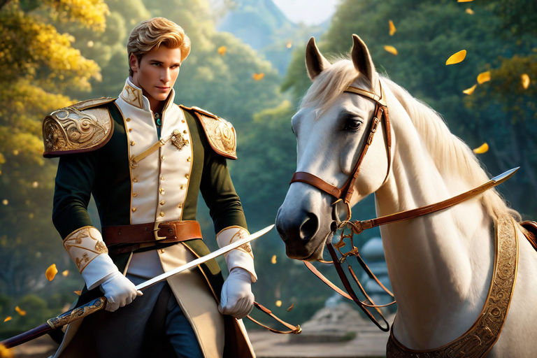 disney prince on horse