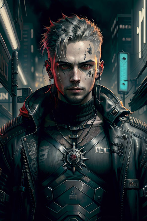 cyberpunk man art