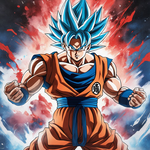 ArtStation - Goku Super Saiyajin Blue (Goku Super Saiyan Blue)