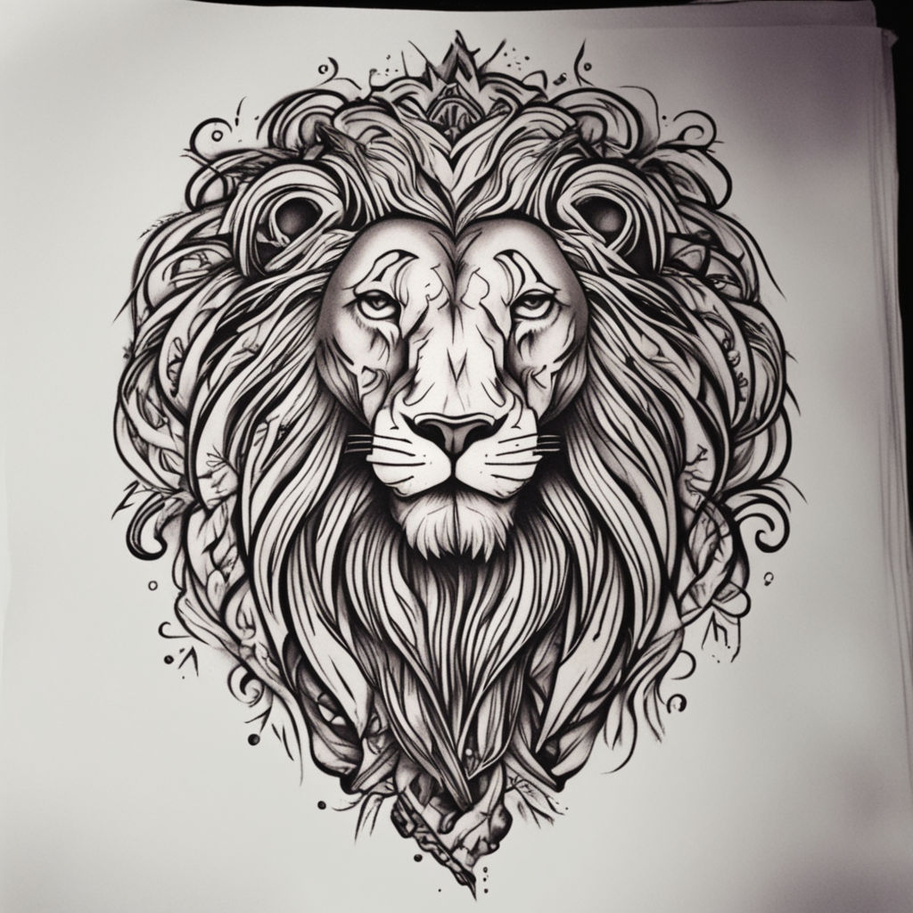 One single line drawing of wild lion head vector illustrationModern  continuous line draw graphic design Stock Vector Image  Art  Alamy