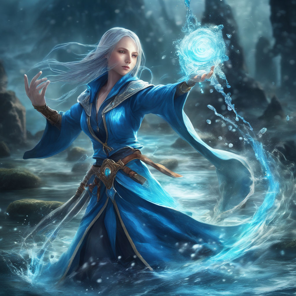 water mage art