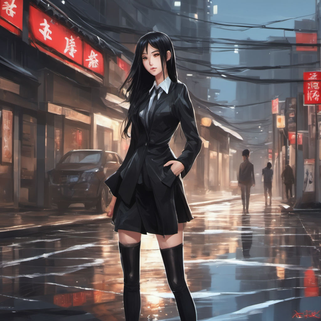 Red Eyes Short Hair Anime Girl Under Umbrella With Black Dress HD Anime  Girl Wallpapers  HD Wallpapers  ID 98361