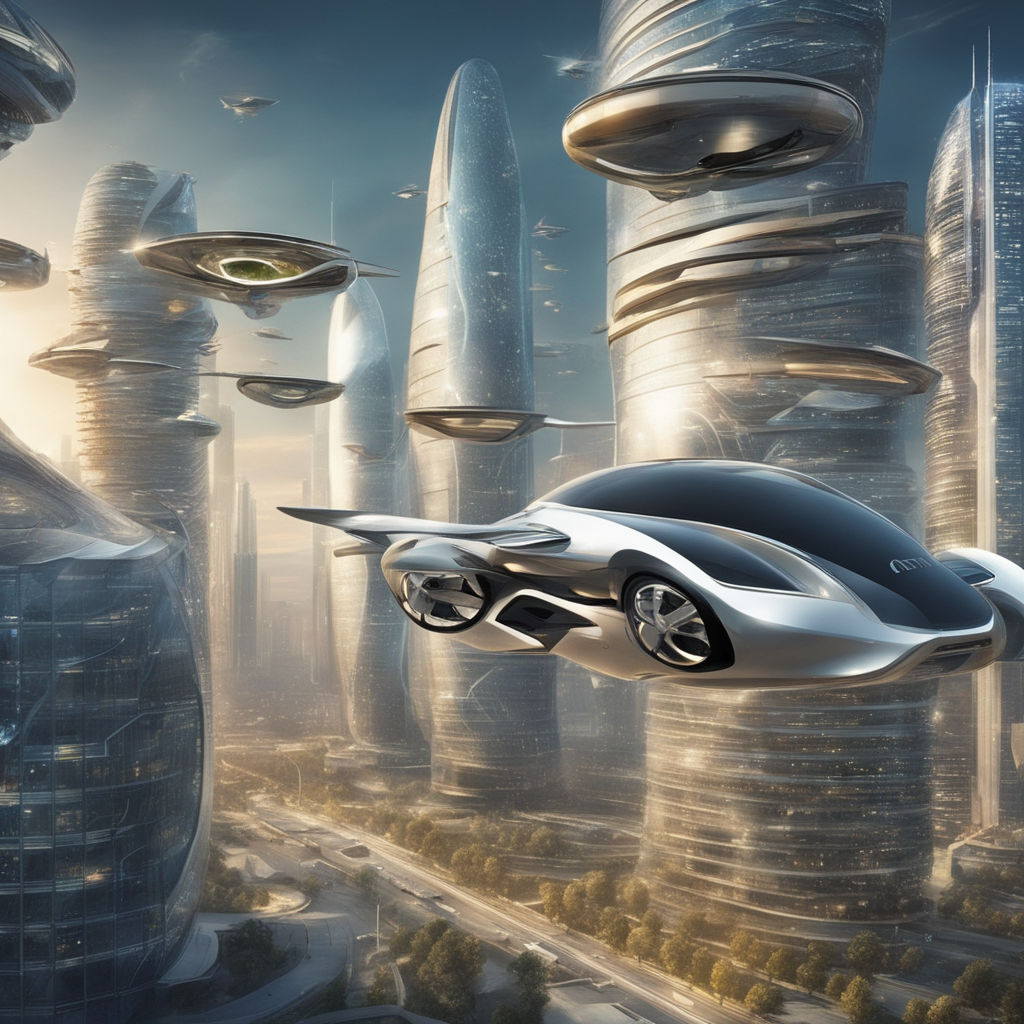 flying car concept art