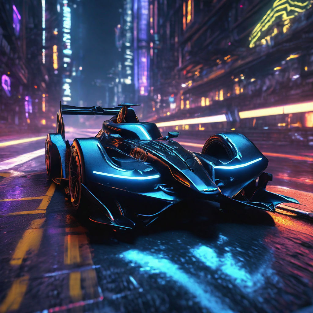 Batman Wallpaper 4K, Cyberpunk, Batmobile, Neon