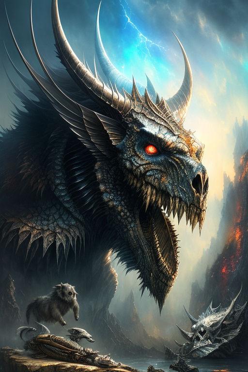 creepy dragon