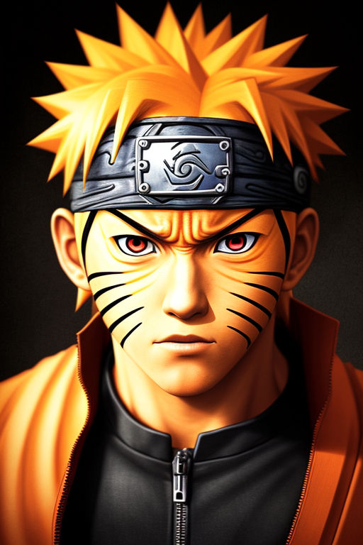 realistic detailed Naruto HD 4K high resolution quality portrait -  Playground