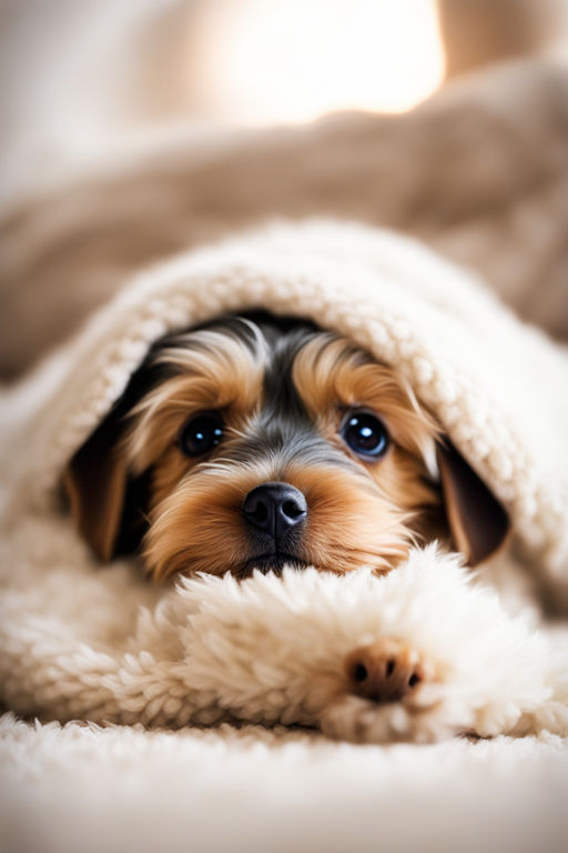 Little Furry Shih-tzu Pupy are Playing Stock Photo - Image of looking, shih:  57781930