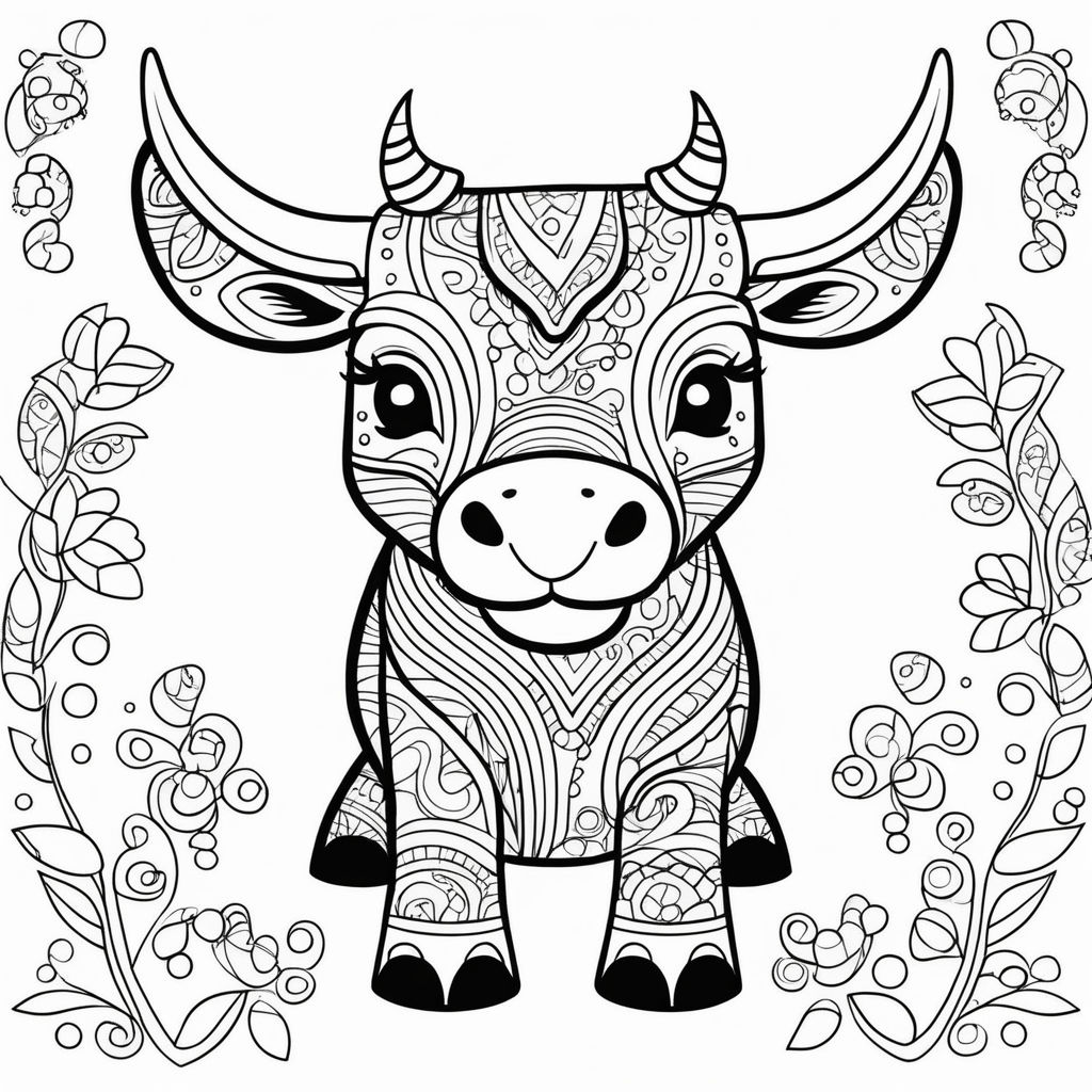 bull riding coloring pages