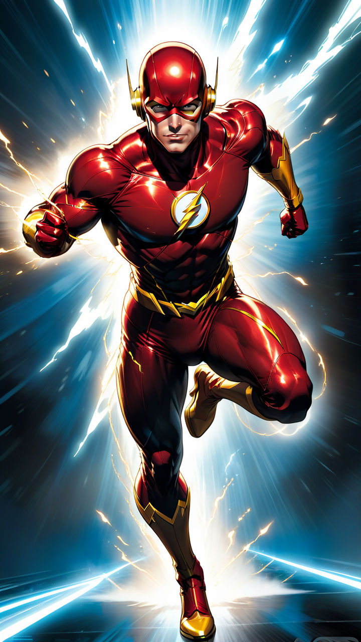 Amazon.com: Trends International Gallery Pops DC Comics The Flash - Classic Running  Pose Wall Art, Unframed Version, 12'' x 12'' : Everything Else