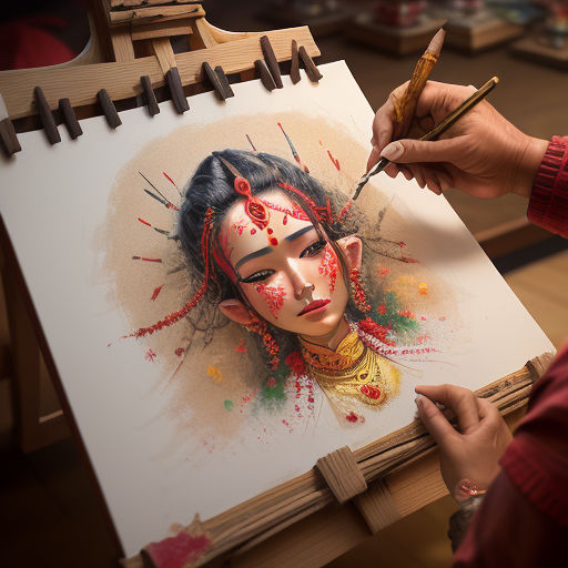 Durga Puja Scenery Drawing | Festival Of Bengal | Subho Bijoya Drawing |  Bijoya Dashami Drawing | - YouTube