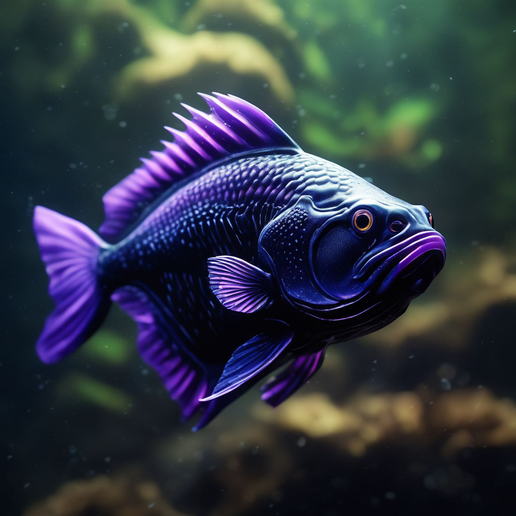 real purple fish