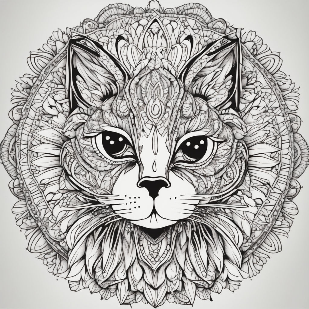 Desenho Realista de um Gato  Cat drawing, Cute cat drawing, Cat coloring  book
